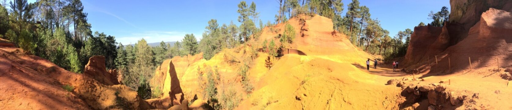 panorama cava di ocre francia