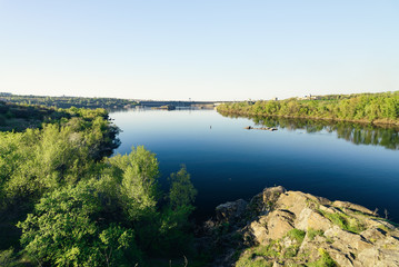 View of the Zaporozhye Dnerpoges