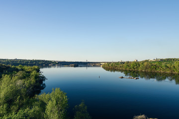 View of the Zaporozhye Dnerpoges