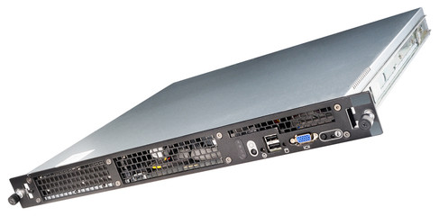 Rackmount server isolated