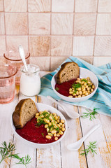 Velvet beet soup