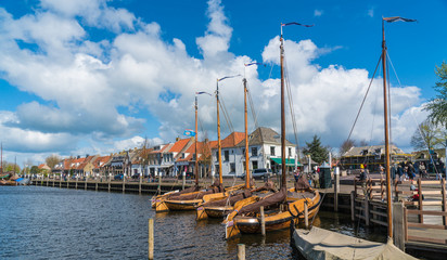 The Harbour of The Dutch fishing village of Elburg April 17th 2017