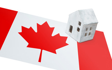 Small house on a flag - Canada
