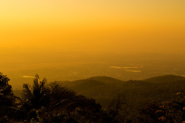 Fototapeta na wymiar Panorama of Thai Chiang Mai