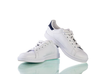 Shoes isolated on the white background with clipping path