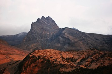 Obraz premium mount kelud after eruption