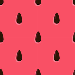 Watermelon pattern. Seamless vector background.