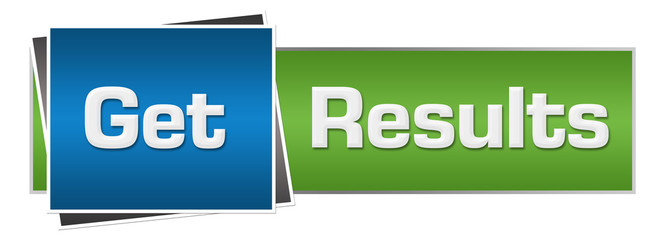 Get Results Green Blue Horizontal 