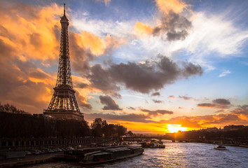 Naklejka na ściany i meble Eiffel Tower, Paris