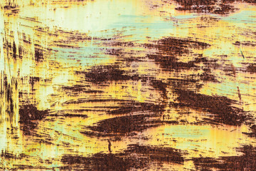 Abstract corroded colorful rusty metal background, rusty metal texture, empty for text