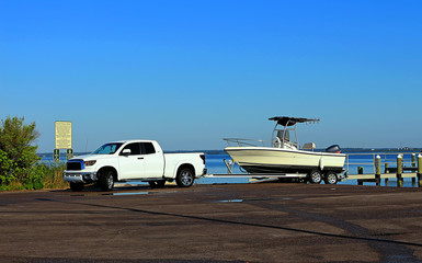 Sports boat landing