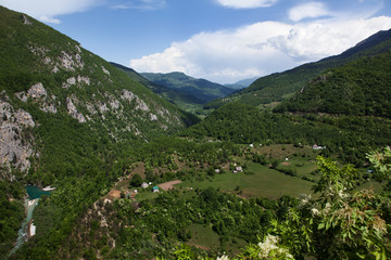 Fototapeta na wymiar Каньон реки Тара. Черногория.
