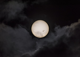 太陽黒点　