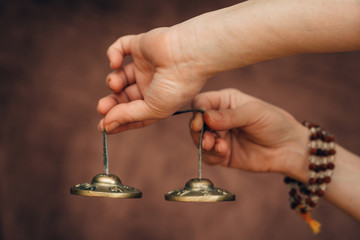 Tibetan bells in sound therapy