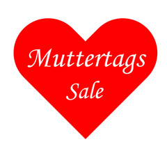 Rotes Herz - Muttertags Sale