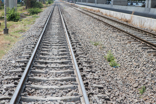 Railroad tracks