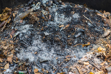 Burn waste