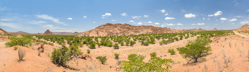 Landschaft bei Twyfelfontein, Kunene, Namibia