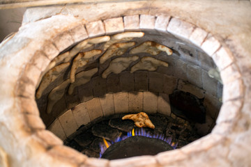 Preparation of Georgian bread
