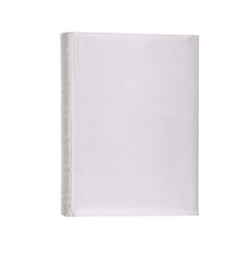 White book on white isolated background