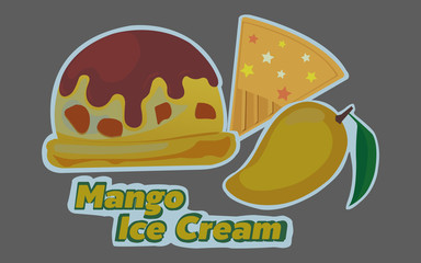 Mango Ice Cream or Mango Ice Cream Recipe