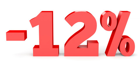 Minus twelve percent. Discount 12 %.