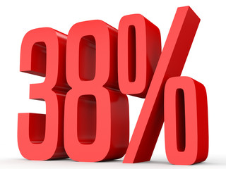 Thirty eight percent off. Discount 38 %.