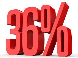 Thirty six percent off. Discount 36 %.