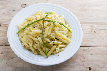 Asparagus with pasta