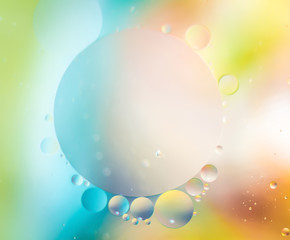 abstract pastel color water oil bokeh

