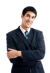 Business man, isolated on white