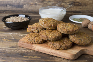 Falafel of lentils