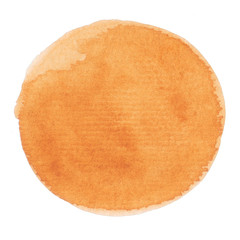 Watercolor circle texture.  Watercoluor circle elements for design.