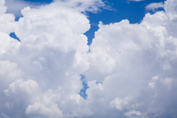 blue sky and clouds