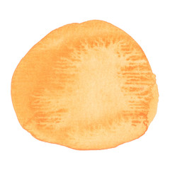 Watercolor circle texture.  Watercoluor circle elements for design.