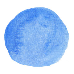 Watercolor circle texture.  Watercoluor circle elements for design.