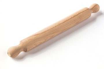 Rolling pin isolated on a white background