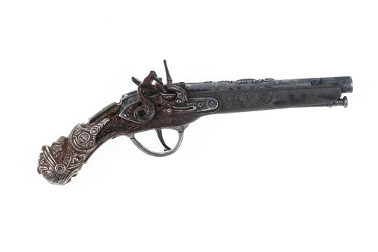 Ancient flint pistol