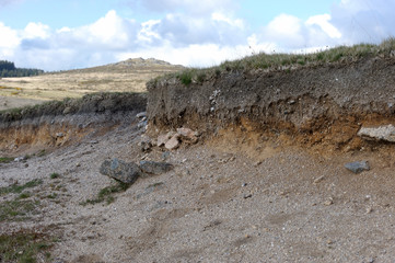 Erosion in der Natur