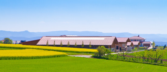 Großer landwirtschaftlicher Betrieb