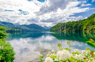 The Alpsee is a lake in Bavaria, Germany.