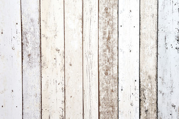 Wooden white vintage background texture