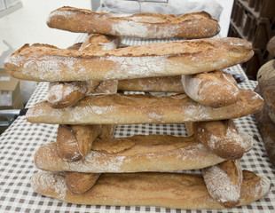 Fresh Bread at a Food Festival