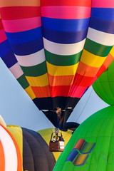 Fototapeta premium Balloons in sky ,Balloon Festival,Singhapark International Balloon Fiesta 2017,Chiang Rai, Thailand.
