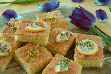 Zitronenkuchen vom Blech