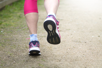 Fototapeta na wymiar Athlete woman running