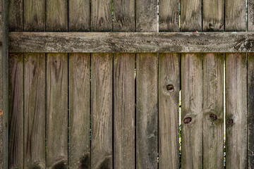 Aged wood plank fence background