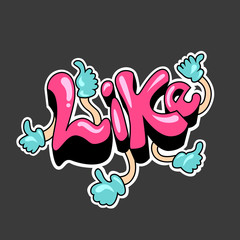 Like in Graffiti style painting vector 