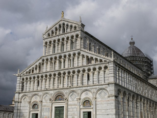 Fototapeta premium Pisa Cathedral (Duomo di Pisa) on Cathedral Square in Pisa, Tuscany, Italy. Architecture and landmark of Pisa