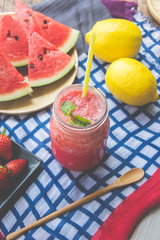  watermelon juice , watermelon smoothie  ,Refreshing juice on summer